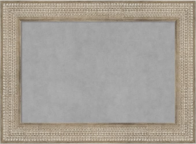Amanti Art Silver Framed Magnetic Board 22x30 Medium Vision Board by AmantiArt