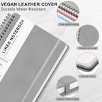 ABERLLS Gray Lined Spiral Journal Notebook - Image 4