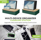 Prosumer's Choice Natural Bamboo Charging Station Rack - Image 2