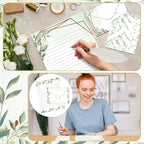 TaoBary 160 Pcs Stationery Paper Set 50 Double Sided Stationery Papers - Image 7