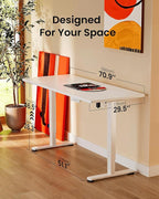 ErGear Height Adjustable Electric Standing Desk, 71 x 30 Inches Sit Stand up - Image 9