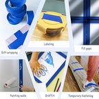 COSIMIXO Blue Painters Tape 1.88 in x 60 Yds, 6 Rolls Pack – Professional Grade - Image 6