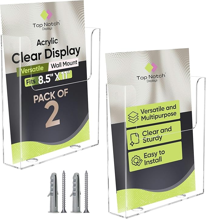 Top Notch Displays Acrylic Brochure Holder by TopNotchDisplays