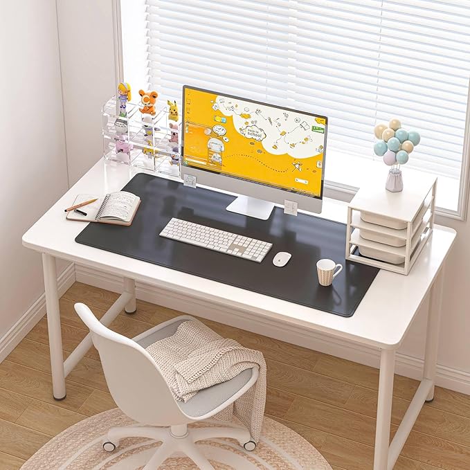 DAWNTREES Desk Mat Protector, PU Leather Desk Pad, Non Slip, Large Mouse Pad - Image 7