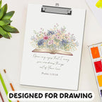 APIILVPQ Wild Flower Clipboard, Bible Verse Clipboards - Image 6