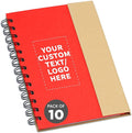 DISCOUNT PROMOS Custom Eco Friendly Spiral Notebooks by DISCOUNTPROMOS