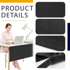 HolyMaji 60" Under Desk Privacy Panel Self-Adhesive Modesty Panel 600D Heavy - Image 5