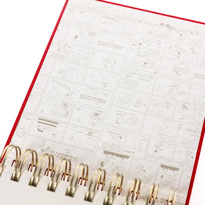 Peanuts Jotter by Graphique Luxe Collection, Fabric-Wrapped Hardcover Spiral - Image 5