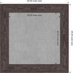 Amanti Art Black Framed Magnetic Board 26x26 Medium Vision Board - Image 4