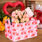 FUULOXE Rectangular Valentines Basket Storage Bin - Image 5