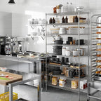 Regal Altair 21" Deep x 42" Wide x 86" Height Wire Shelving Kit | 8-Tier | NSF - Image 4