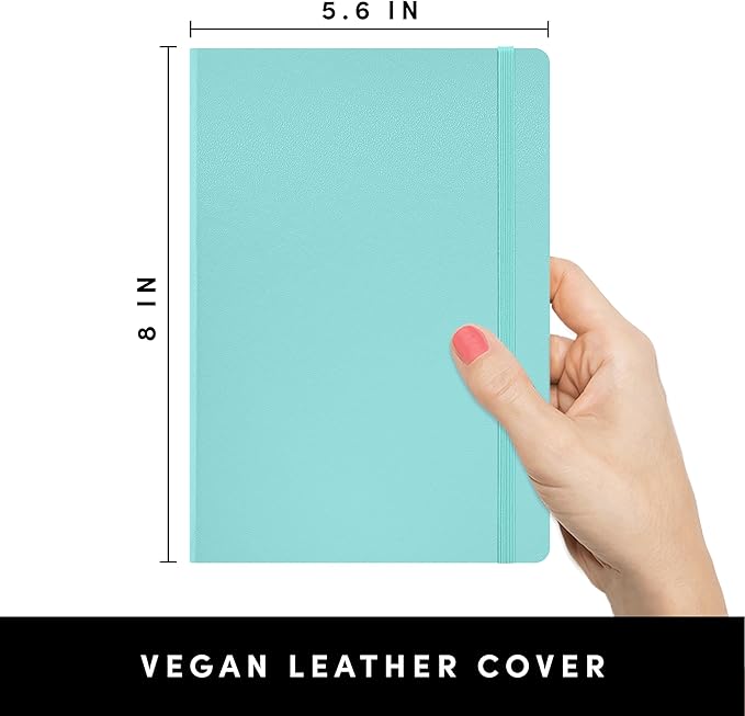 PAPERAGE Lined Journal Notebook, 252 Pages, Medium 5.6 in x 8 in - Image 2