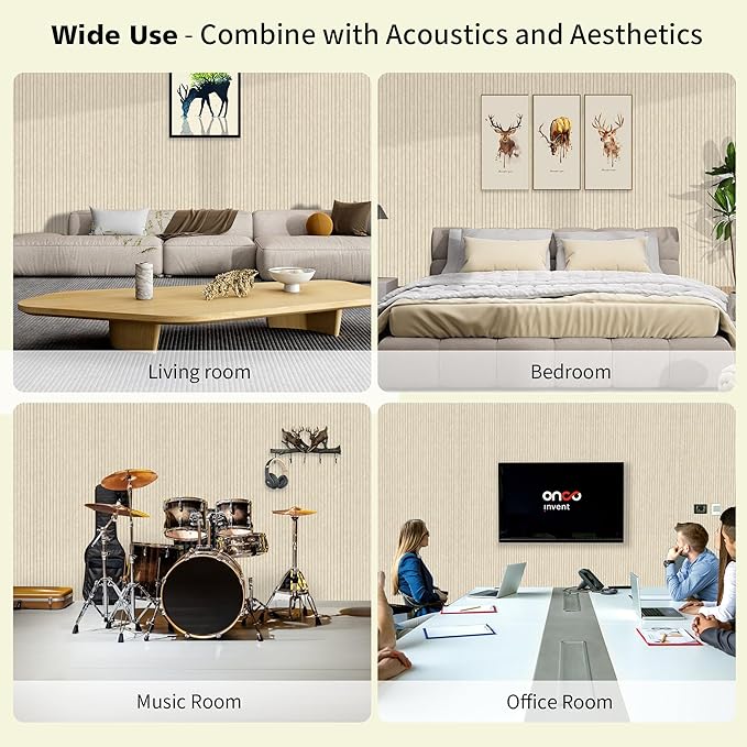 AUTORIFIC Acoustic Panels, 5 Pack Sound Panels Noise Reducing - Image 4