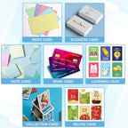 2 Pack 3x5 Index Card Display Holder Acrylic Cards Holder Stand Acrylic - Image 6
