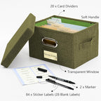 Remowith Greeting Card Organizer and Storage Box - Image 3