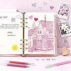 CAISEXILE 12 Red Glitter Gel Pens Set, 1.0 mm Fine Point - Image 4
