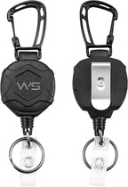 WSJSKMWQ 2-Pack Retractable Keychain, Heavy Duty Badge Reel - Image 5