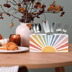 Exqcom Boho Colorful Sunshine Pen Pencil Holder, Boho Desk Office Decor - Image 4