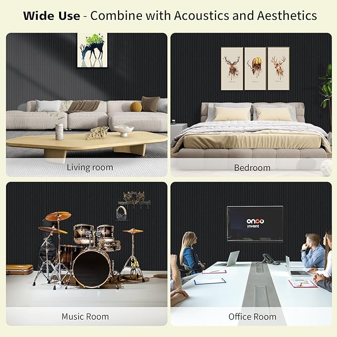 AUTORIFIC Acoustic Panels, 10 Pack Sound Panels Noise Reducing - Image 5
