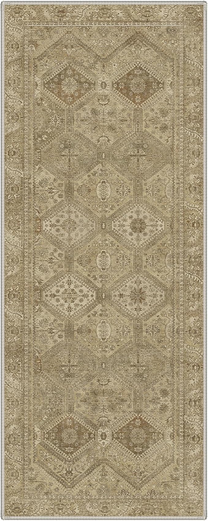 GENIMO Runner Rug 2x5 Non Slip Machine Washable Hallway Runner Rug, Low Pile - Image 5