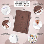 Clever Fox Fitness & Food Journal PRO – Daily Workout & Meal Planner - Image 2