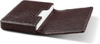 Leatherology Premium Espresso Business Card Case, Magnetic Closure ID Holder - Image 2