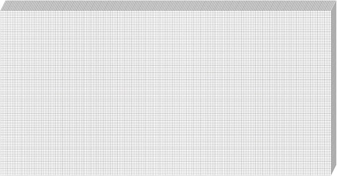 Fuyoooo 25 Sheet Graph Paper Pad 24" x 48" Large Graph 1" and 1/4" Ruled Grid by Fuyoooo