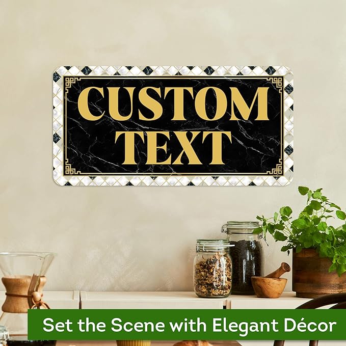 Custom Sign, Custom Street Sign, 11 Font Colors, 13 Font Styles, 4 Hole Options - Image 4