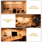 maylit Under Cabinet Lighting Plug in, Renter Friendly Lamp, Wired 110V 120V - Image 4