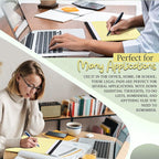 Emraw Jr. Legal pad, Small Note Pads Legal Ruled Writing Pad. Perforated Edge. - Image 4