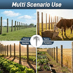 Sumloty 200-Pack 304 Stainless Steel Fence Staples, 1.6 Inch Reusable Fence - Image 6