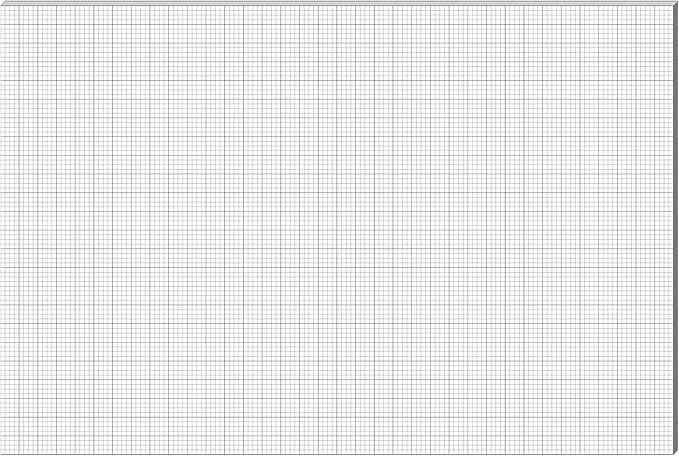 Fuyoooo 25 Sheet Graph Paper Pad 24" x 36" Large Graph 1" and 1/4" Ruled Grid by Fuyoooo