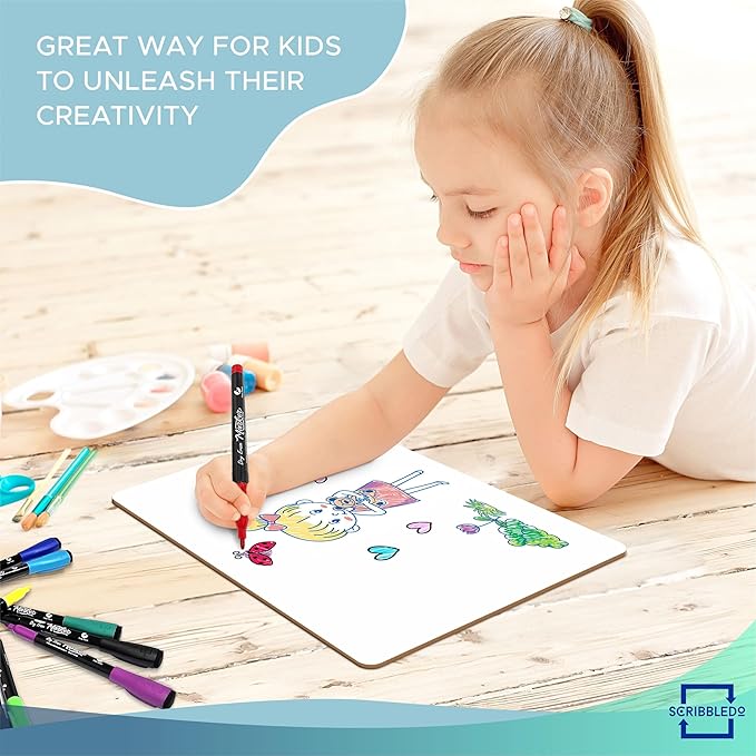 Scribbledo Small White Board Dry Erase Mini Whiteboard 9x12 Inch Small Dry - Image 8