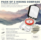 Trekker's Compass Crew Professional Military Lensatic Compass - Image 3