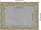 Amanti Art Silver Framed Magnetic Board 16x22 Small Vision Board - Image 2