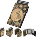 typecase Mens Wallet Card Holder: Pop Up Aluminum Case, Carbon Fiber Leather by typecase
