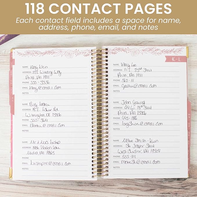 bloom daily planners Hardcover Contacts Address Password Book - Image 2