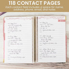 bloom daily planners Hardcover Contacts Address Password Book - Image 2