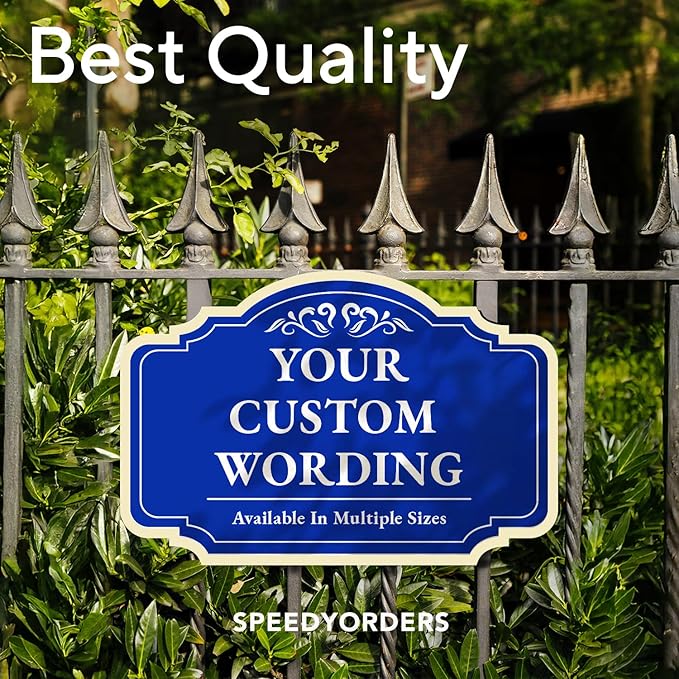 Custom Decorative Outdoor Metal Sign - Image 7