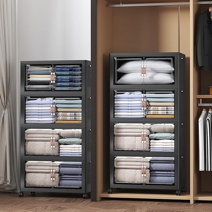 UAMFURI Extra Large Stackable Storage Bins by UAMFURIDirect