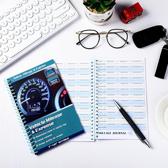 2 Pcs Auto Mileage & Expense Log Book - Image 4