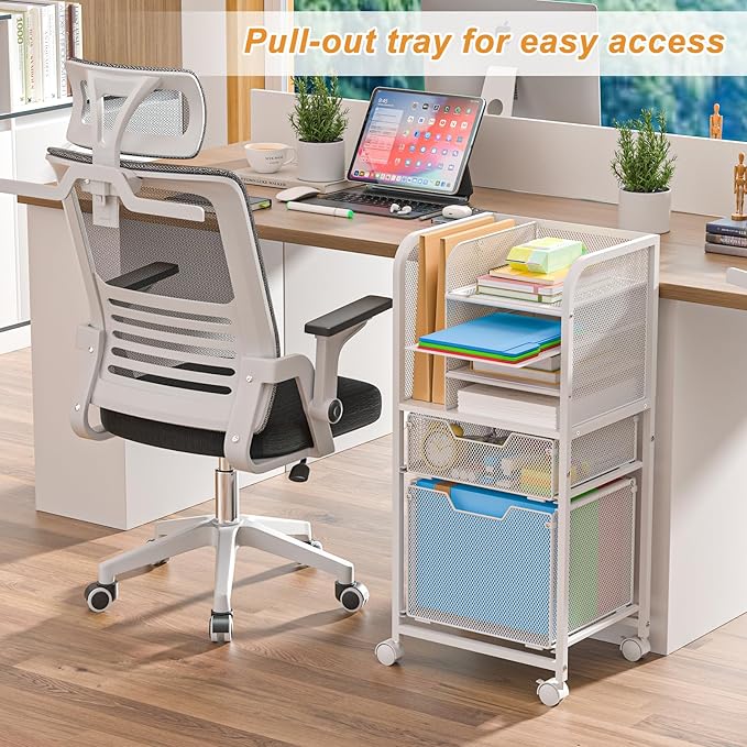 Feyejade Rolling File Cart - Image 2