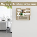 EasyPAG 3 Pocket Mesh Wall File Organizer, Hanging Paper Folder Holder - Image 4
