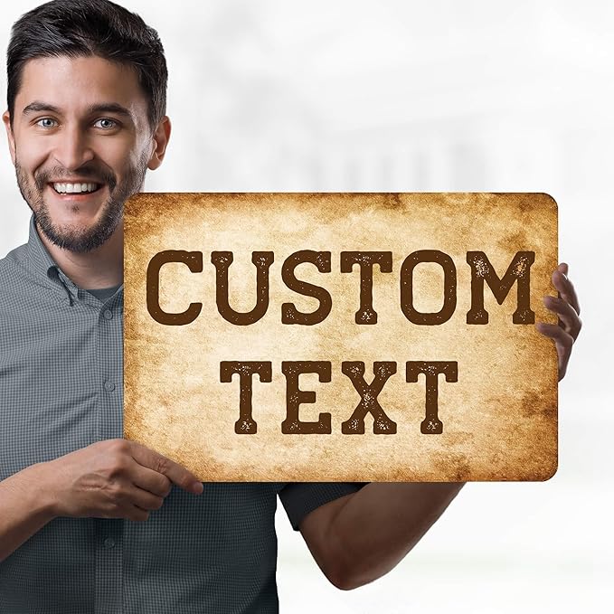 Custom Sign, Custom Street Sign, 11 Font Colors, 13 Font Styles, 4 Hole Options - Image 2