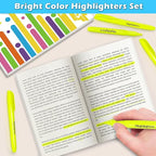 V-Opitos 30 Pack Yellow Highlighters, No Bleed Bright Highlighters - Image 2