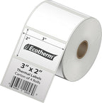 3" x 2" Thermal Labels | 4 Rolls | 2940 Labels | fits Zebra, Offnova Thermal - Image 2