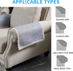 MINJIATEX Couch arm Covers, Non-Slip lace Sofa arm Covers Set of 2 Washable - Image 5