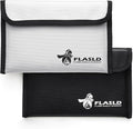 FLASLD Fireproof Money Bags, Fireproof Wallet Pouch, Small Safe Bag by FLASLD