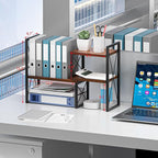 Yelinkws Desktop Shelf Organizer, Small Bookshelf - Image 2