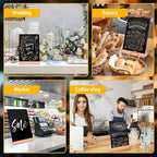 Pintuson 4 Pack Mini Chalkboard Signs - Image 7